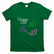 Always Throw Spilled Salt Over Your Left Shoulder T-Shirt - Irish Green