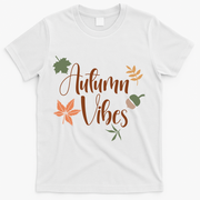 Autumn Vibes Cozy T-Shirt - White