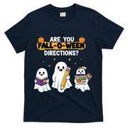 Are You Fall O Ween Directions Halloween T-Shirt - Navy