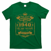 Birthday 365 Being Awesome Since 1940 Vintage Birthday Gifts T-Shirt - Green