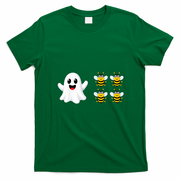 Boo 4 Bees Ghost Bees Funny Halloween T-Shirt - Irish Green