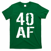 40 AF 40th Birthday T-Shirt - Green