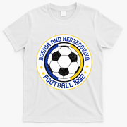Bosnia And Herzegovina Football Vintage 1992 T-Shirt - White