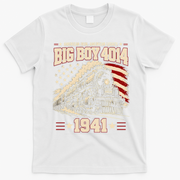 Big Boy 4014 Steam Locomotive American Legacy T-Shirt - White
