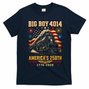Big Boy 4014 America's 250th Commemorative Train T-Shirt - Navy Blue