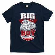 Big Boy 4000 Class Steam Locomotive American Train T-Shirt - Navy Blue