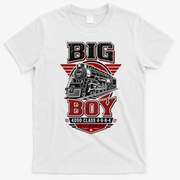 Big Boy 4000 Class Steam Locomotive American Train T-Shirt - White