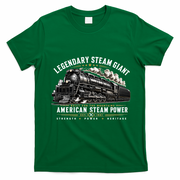 Big Boy 4014 Legendary Steam Train American Locomotive T-Shirt - Irish Green
