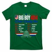 Big Boy 4014 Cross Country Tour Event Schedule T-Shirt - Irish Green