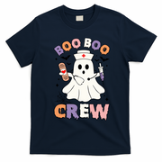 Boo Boo Crew Halloween Nurse T-Shirt - Navy Blue