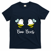 Boo Bees Funny Halloween T-Shirt - Navy Blue