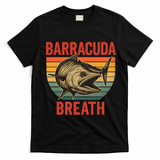 Barracuda Breath Funny Fishing T-Shirt - Black