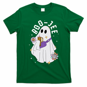 Boujee Boo Jee Spooky Season Cute Ghost Halloween Costume T-Shirt - Irish Green