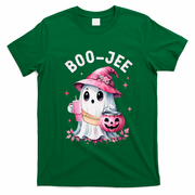 Boujee Boo Jee Spooky Ghost Halloween Pumpkin Costumes T-Shirt - Irish Green