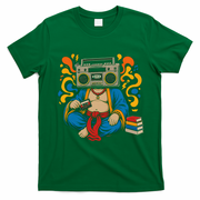 Buddha Boombox Retro Music Vibes T-Shirt - Irish Green