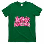Breast Cancer Cheer Pink Out Awareness T-Shirt - Irish Green
