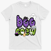 Boo Crew Halloween Spooky Fun T-Shirt - White