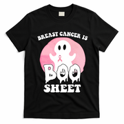 Breast Cancer Is Boo Sheet Funny Ghost T-Shirt - Black