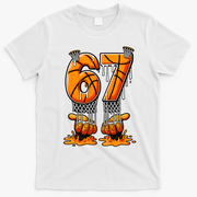 Basketball Drip 67 Six Seven Funny 6-7 Gen Alpha Meme T-Shirt - White