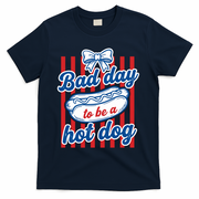 Bad Day Hot Dog T-Shirt - Navy