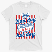 Bad Day Hot Dog T-Shirt - White