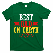 Best Dad On Earth T-Shirt - Green