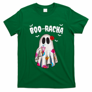Booracha Funny Halloween Ghost Boo Jee Ghost For Halloween T-Shirt - Irish Green