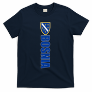 Bosnia Gift Flag Bosnia Herzegovina Sarajevo Emblem T-Shirt - Navy