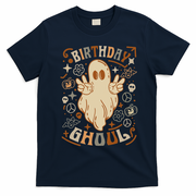Birthday Ghoul Halloween Ghost BOO T-Shirt - Navy Blue