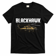Blackhawk Helicopter Aircraft T-Shirt - Black
