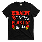 Breakin Hearts Blastin Farts T-Shirt - Black