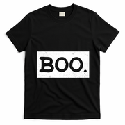 Boo Halloween Festive T-Shirt - Black