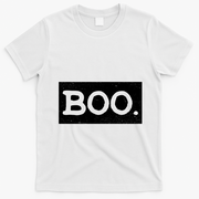 Boo Halloween Festive T-Shirt - White