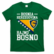 Bosnia Herzegovina Lion For Soccer Fans T-Shirt - Irish Green