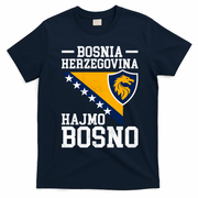 Bosnia Herzegovina Lion For Soccer Fans T-Shirt - Navy Blue