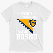 Bosnia Herzegovina Lion For Soccer Fans T-Shirt - White