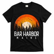 Bar Harbor Maine Me Great Gift Retro Vintage 70s 80s 90s Gift T-Shirt - Black