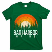 Bar Harbor Maine Me Great Gift Retro Vintage 70s 80s 90s Gift T-Shirt - Green