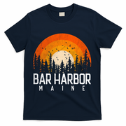 Bar Harbor Maine Me Great Gift Retro Vintage 70s 80s 90s Gift T-Shirt - Navy