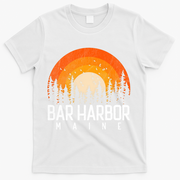 Bar Harbor Maine Me Great Gift Retro Vintage 70s 80s 90s Gift T-Shirt - White