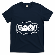 Boo Halloween Pumpkin Season T-Shirt - Navy Blue