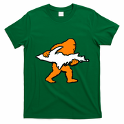 Bigfoot Holding UP Of Michigan Upper Peninsula T-Shirt - Irish Green