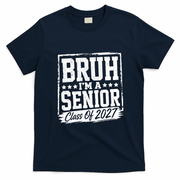 Brush I'm A Senior Class Of 2027 T-Shirt - Navy Blue