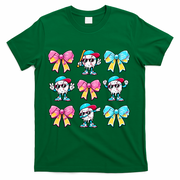 Baseball Ice Cream Drip Coquette T-Shirt - Green