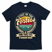 Built In The Forties Original Unrestored 40th Birthday 40s T-Shirt - Navy
