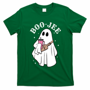 Boo Jee Funny Halloween Shopaholic Ghost T-Shirt - Irish Green