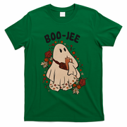 Boo Jee Fall Halloween Ghost Funny T-Shirt - Irish Green