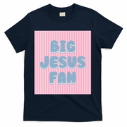 Big Jesus Fan T-Shirt - Navy