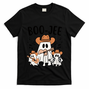 Boo Jee Ghost Funny Halloween T-Shirt - Black