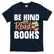 Be Kind Read Books T-Shirt - Navy